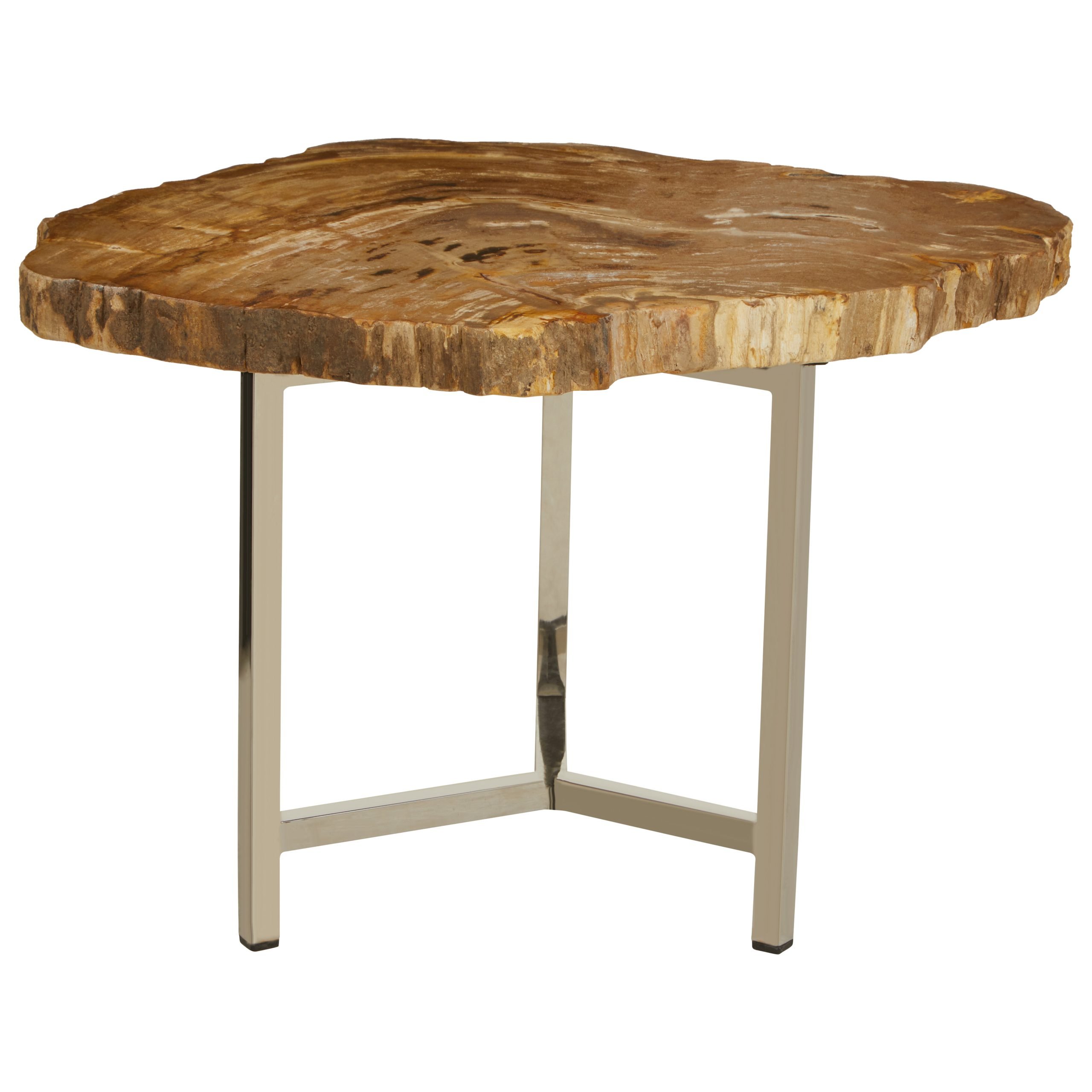 Ramioli Small Petrified Wood Side Table 3 scaled jpeg