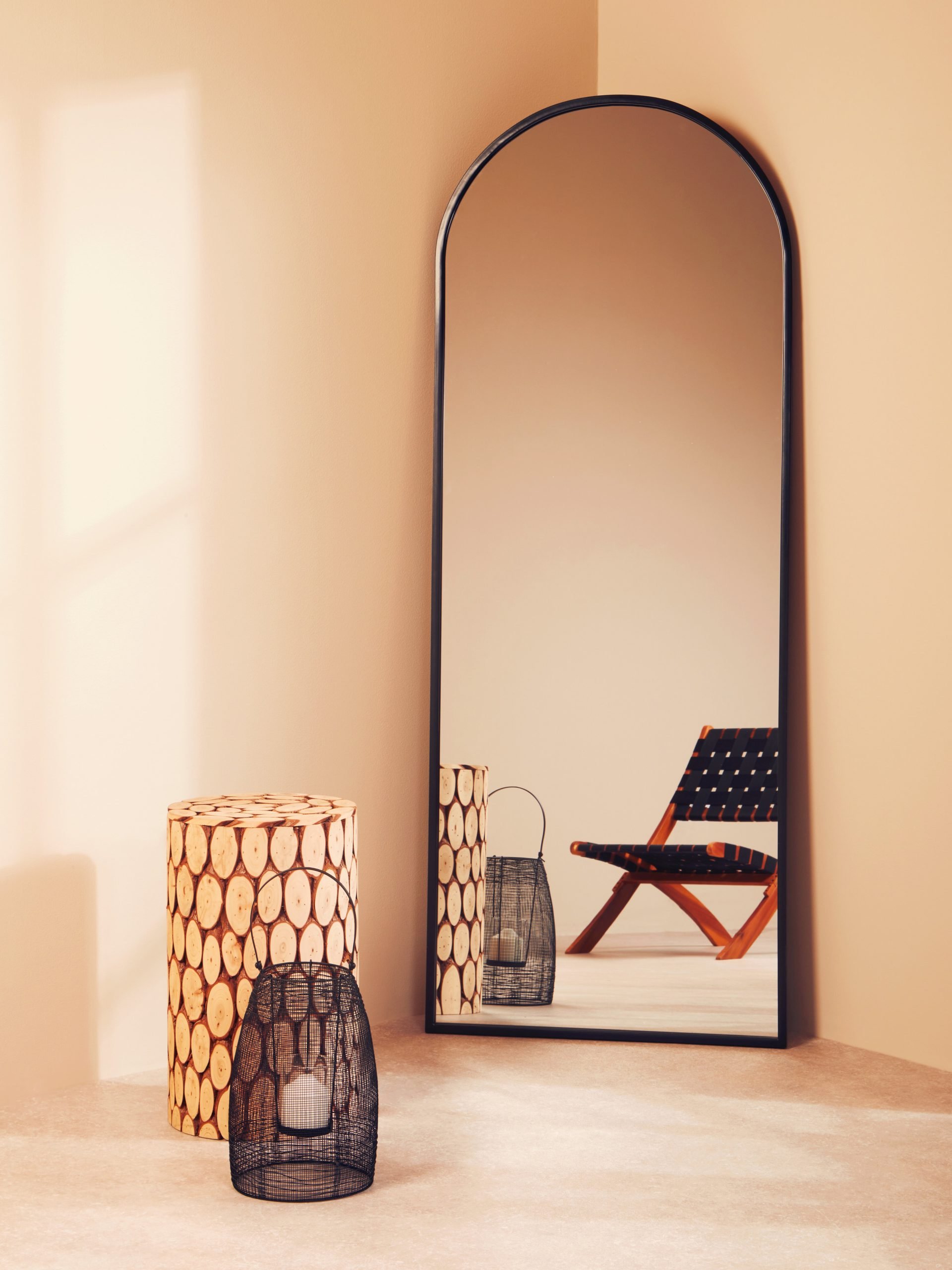 Loreto Fir Wood Side Table and Stool 5 scaled jpeg
