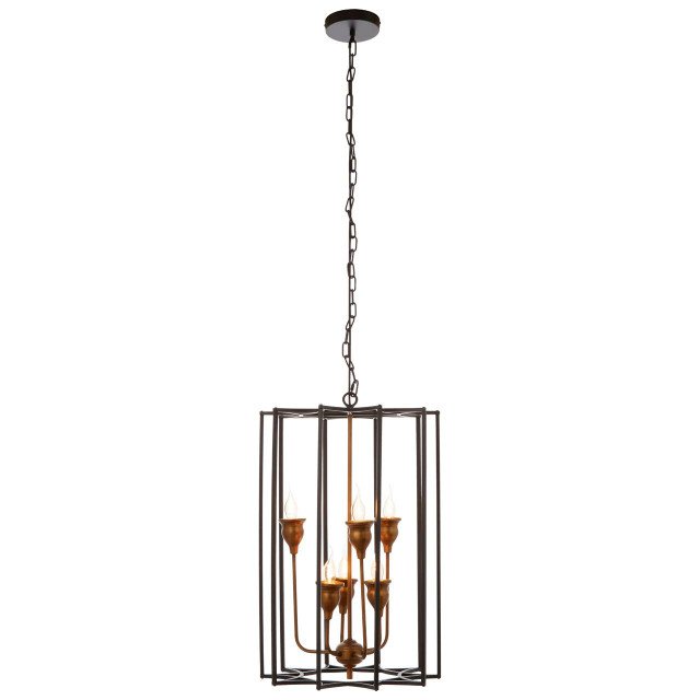 Azure 6 Bulb Pendant Lamp 3 jpg