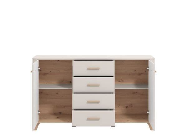 dariqon cashmere and oak effect cm door drawer sideboard p jpg