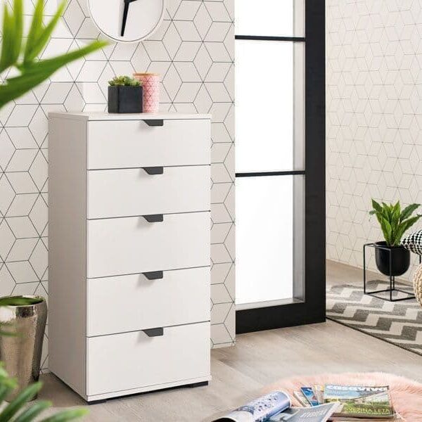 limone arctic white narrow drawer chest p jpg