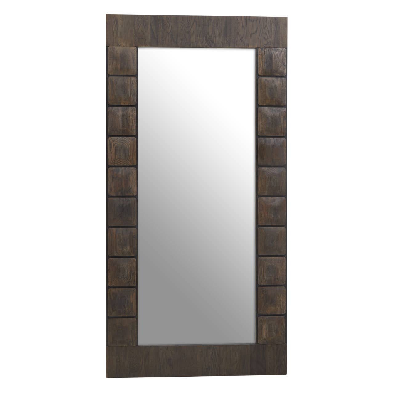 Lucente Recycled Dark Oak Floor Mirror 3 lucca jpg
