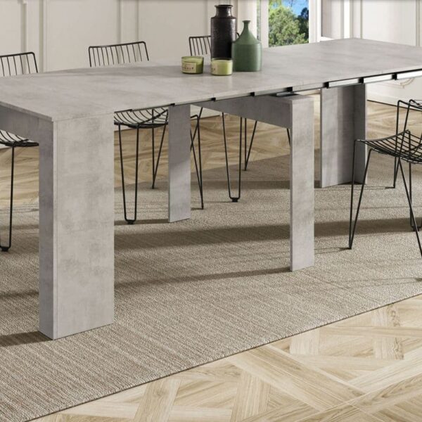 luiz concrete grey effect large extending dining table p jpg