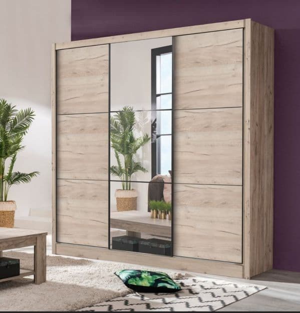 navara oak effect sliding door wardrobe cm p jpg