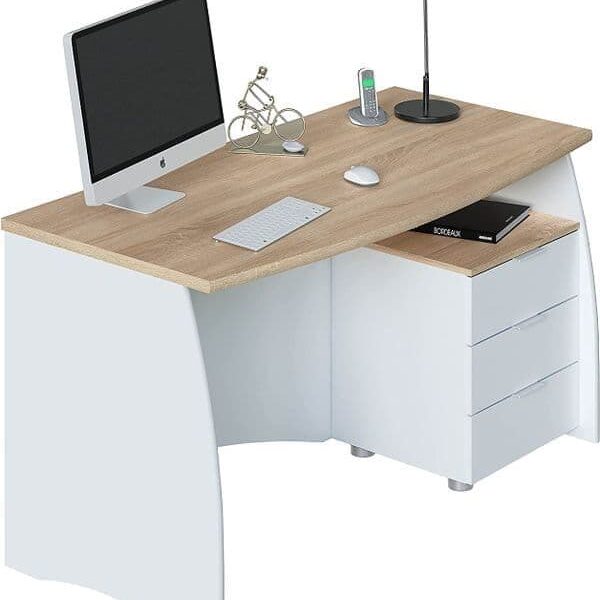 oris white and oak effect large desk with drawers p jpg