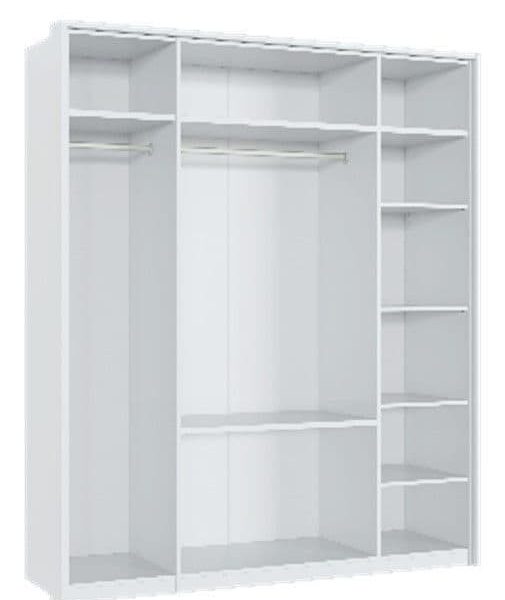 rado door drawer white high gloss mirrored wardrobe p jpg