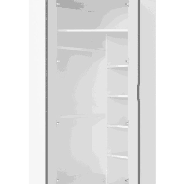 santino full mirrored and white door corner wardrobe p png