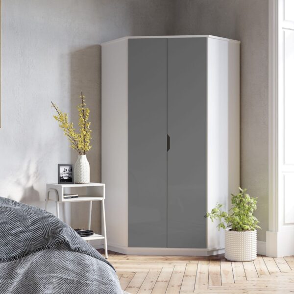 santino high gloss grey and white corner wardrobe p jpg