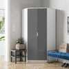 santino high gloss grey and white corner wardrobe p jpg