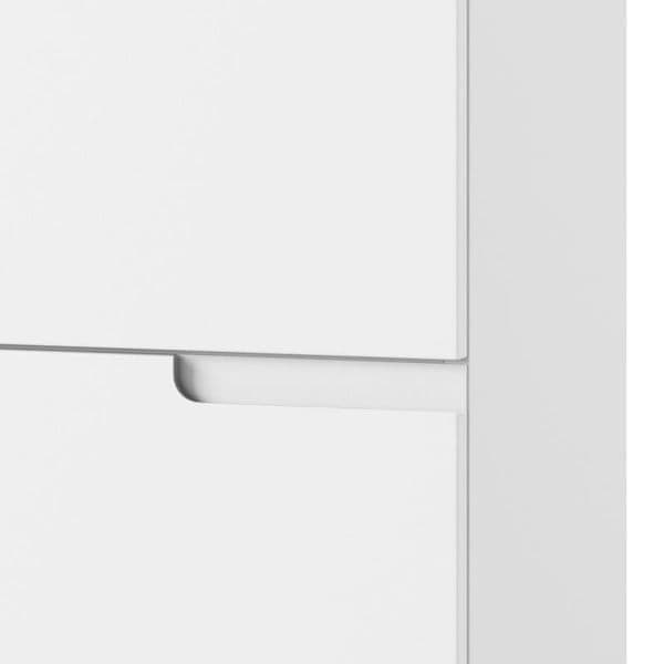 santino white gloss short narrow bookcase s p jpg