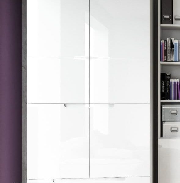 santino white high gloss door drawer wardrobe s p jpg