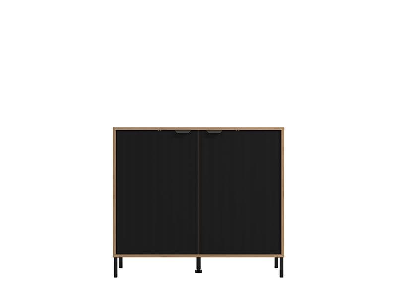 Massawa Artisan Oak Effect And Black Small Sideboard 5 vilamoura artisan oak effect and black small sideboard p jpg