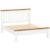 Delphinus White Double Slatted Bed with Top Cap 1 DPT White x c default jpg