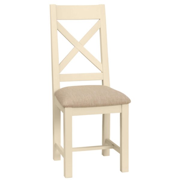 DPTPI painted cross back dining chair beige seat ivory x c default jpg
