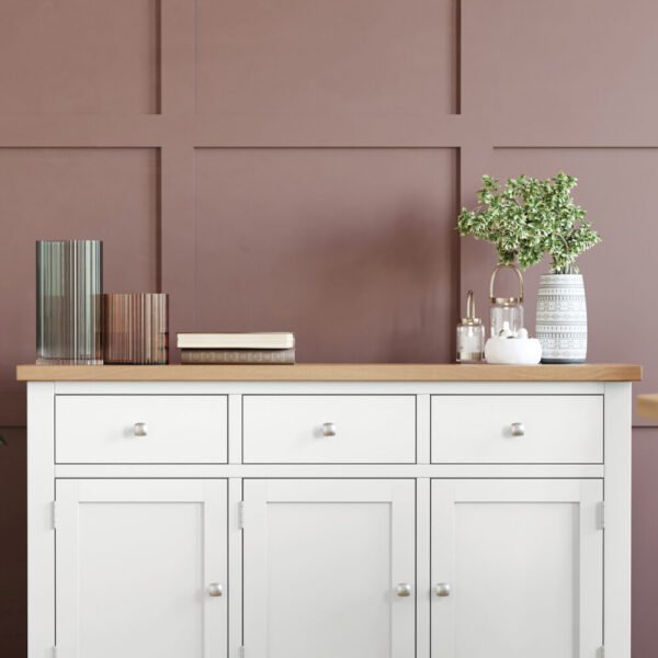 Dorset Painted Sideboard Low White x c default jpg