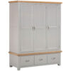 Hedley Oak Triple Wardrobe With 3 Drawers in Moon Grey 1 WPT x c default jpg