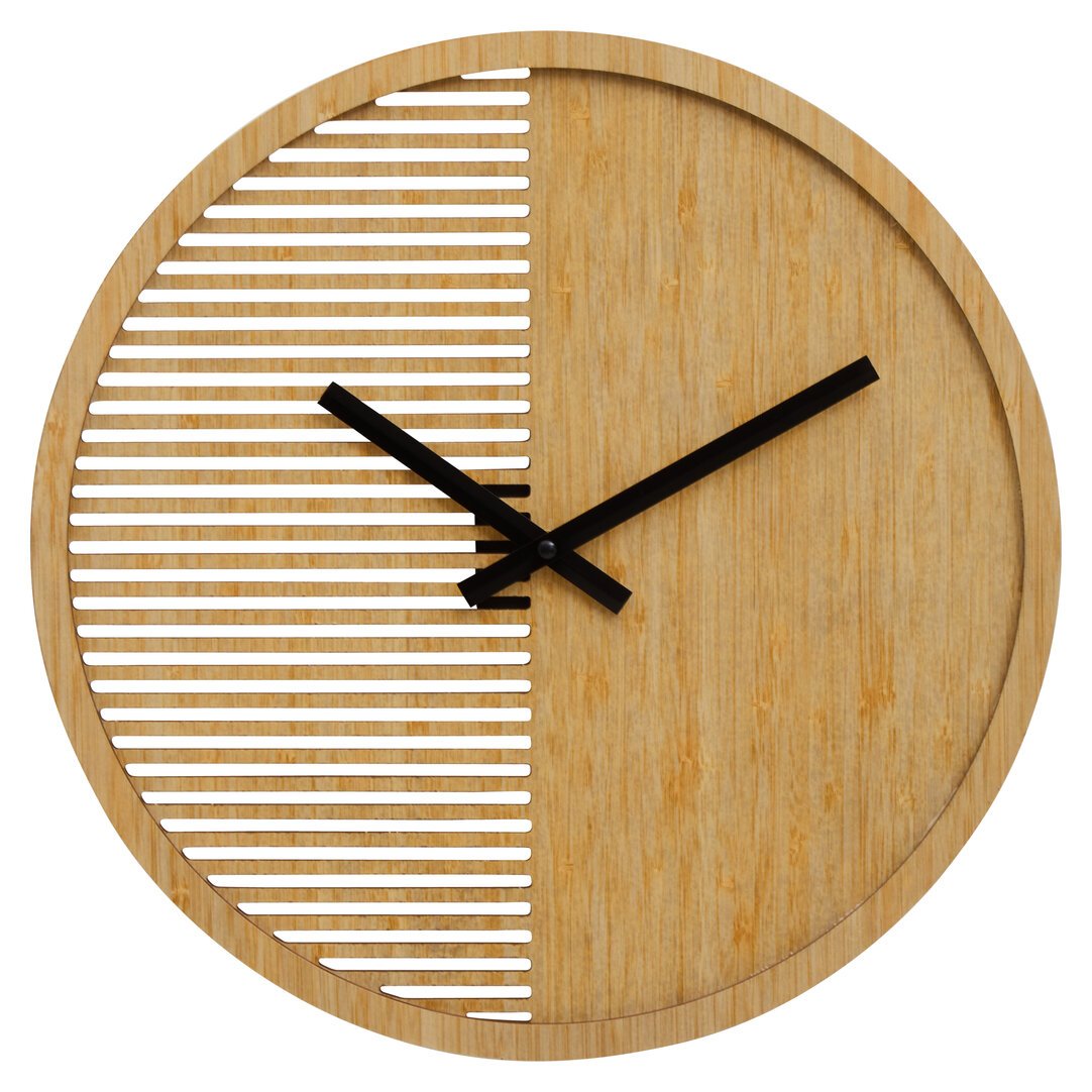 Vitale Small Wooden Effect Wall Clock 21 jpg