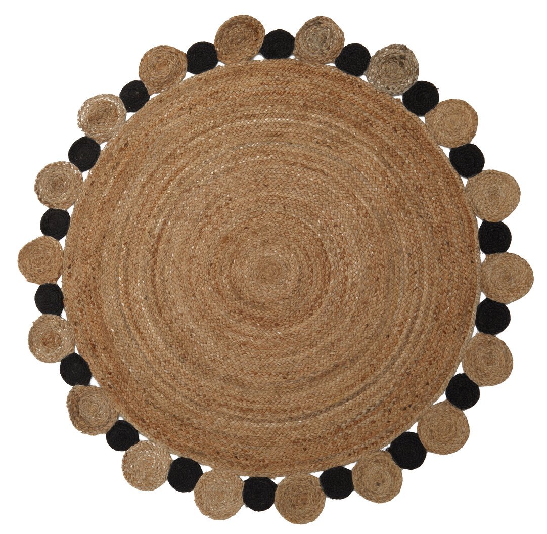 Boscara Demir Large Natural And Black Jute Rug 11 jpg