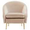 Yasminé Mink Velvet Armchair 1 jpg