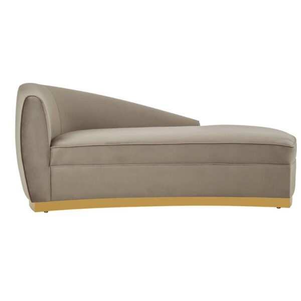 Baltara Grey Left Arm Chaise Longue
