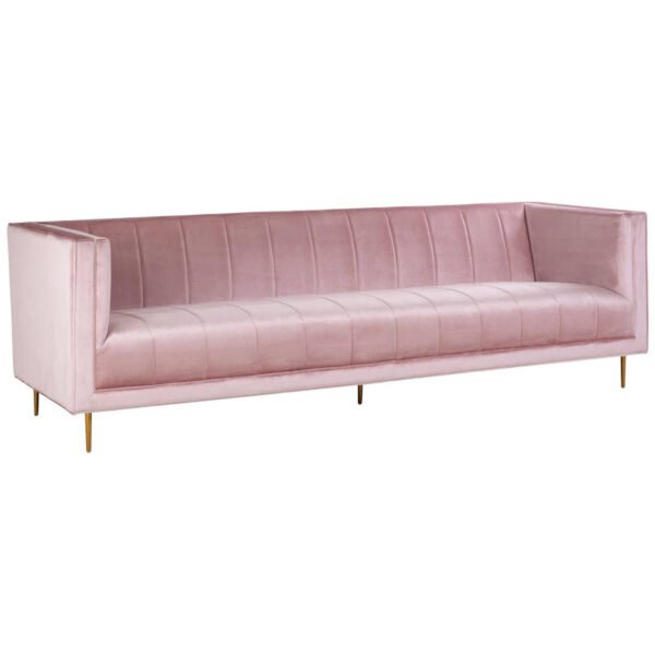 Orellana 3 Seat Pink Sofa