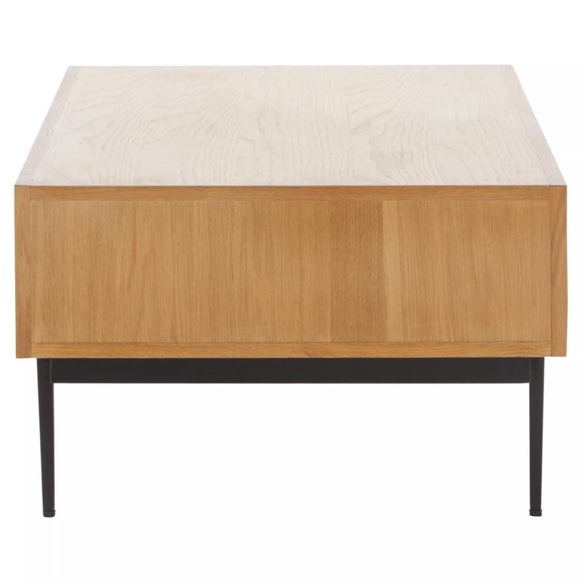 Jolana Natural Finish Coffee Table with Drawers 7 web size