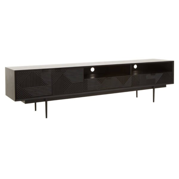 Jolana Black Finish Media Unit