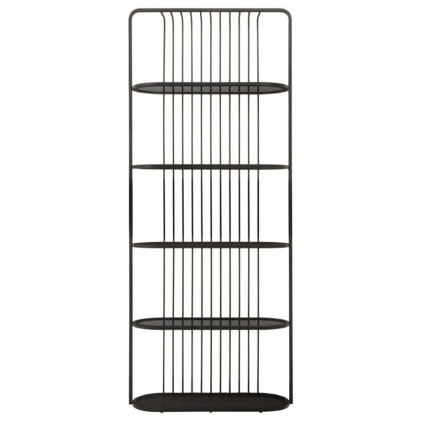 Vantoria Five Tier Black Shelf Unit