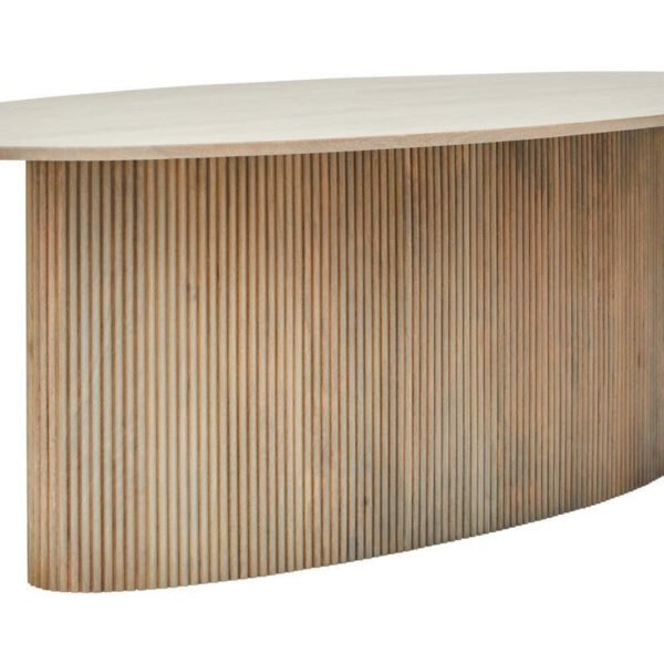 Torelli Grey Mango Wood Oval Dining Table