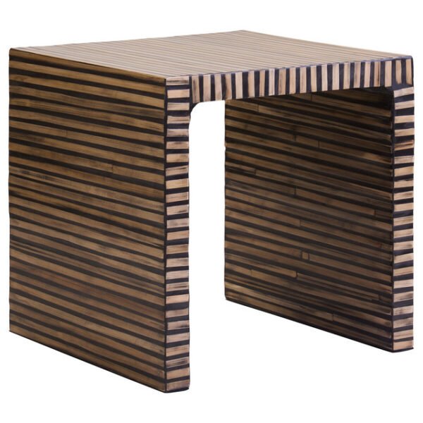 Brixton Bamboo Inlay Side Table