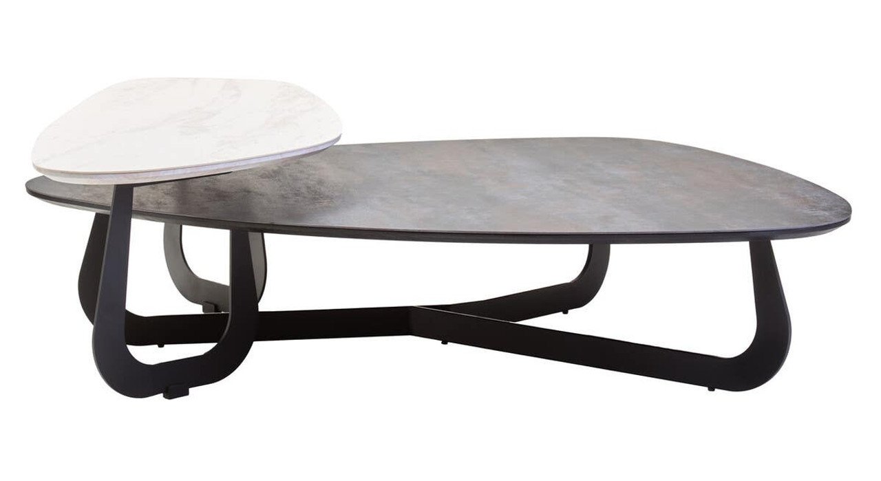 Intarsio 2 Tier Large Asymmetrical Ceramic Coffee Table 3 jpg