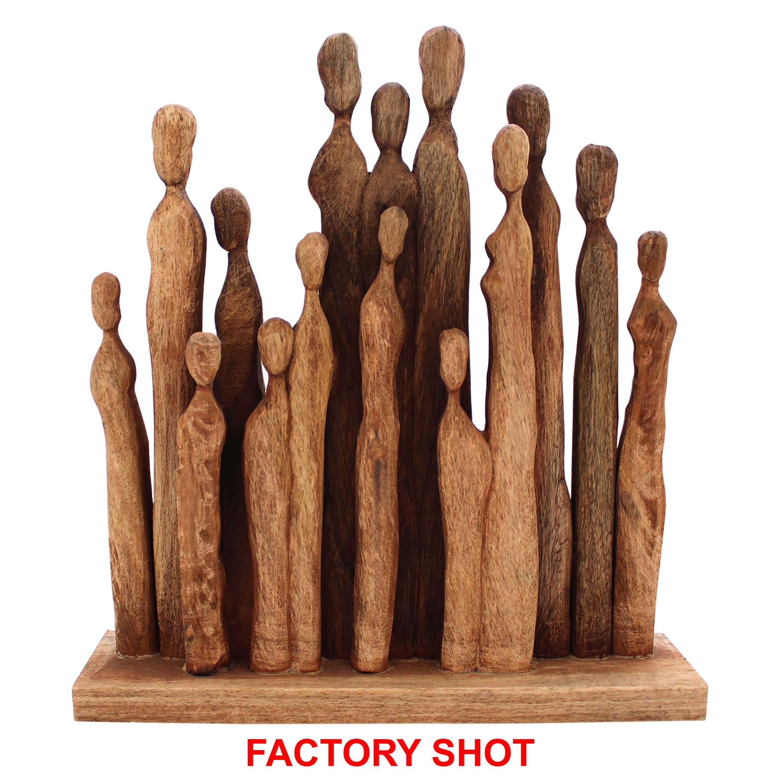 Fenice Unity Mango Wood Sculpture 7 scaled jpeg