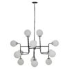 Aurore Black And Chrome 16 Arm Pendant Light 1 scaled jpeg