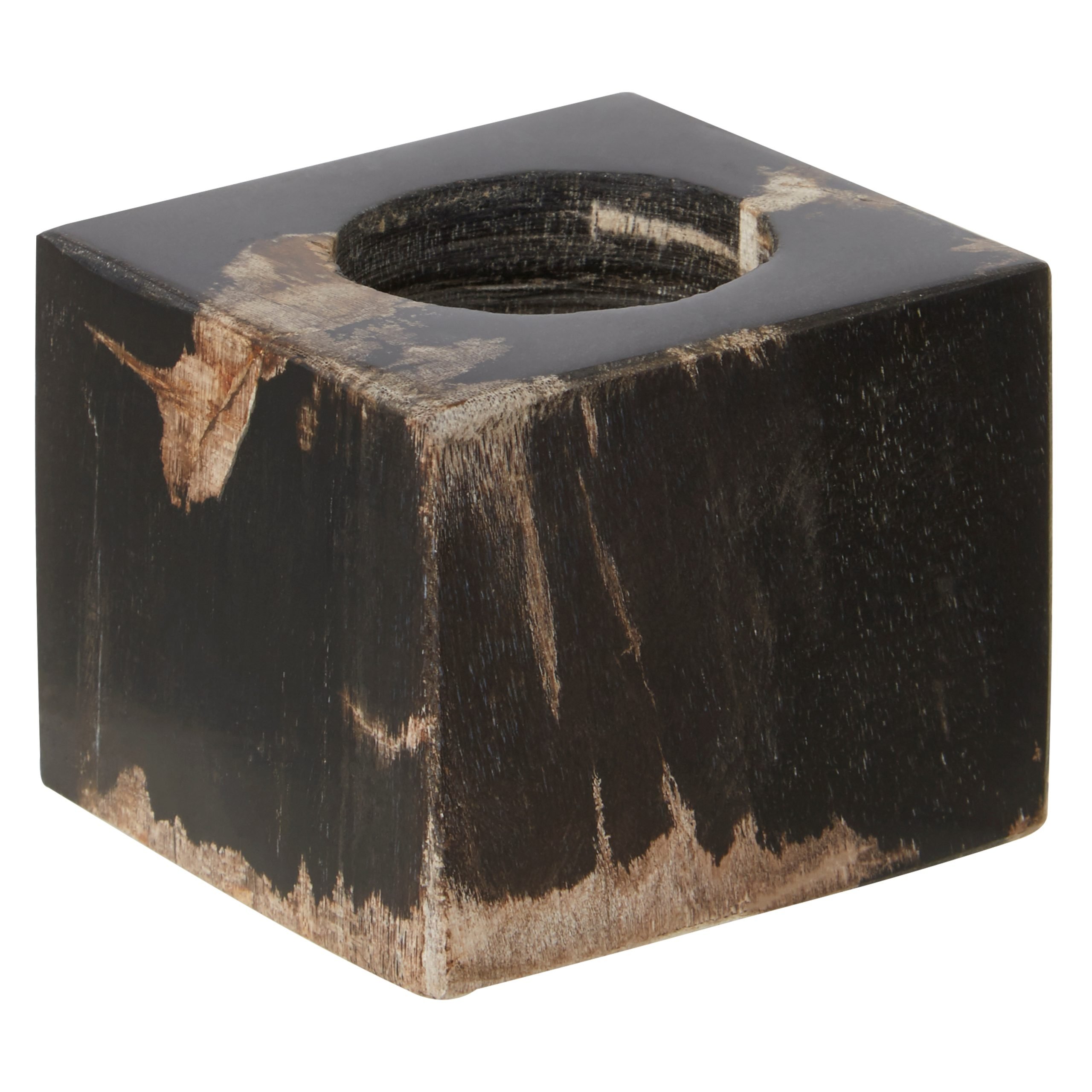 Ramioli Dark Petrified Wood Tealight Holder 5 scaled jpeg