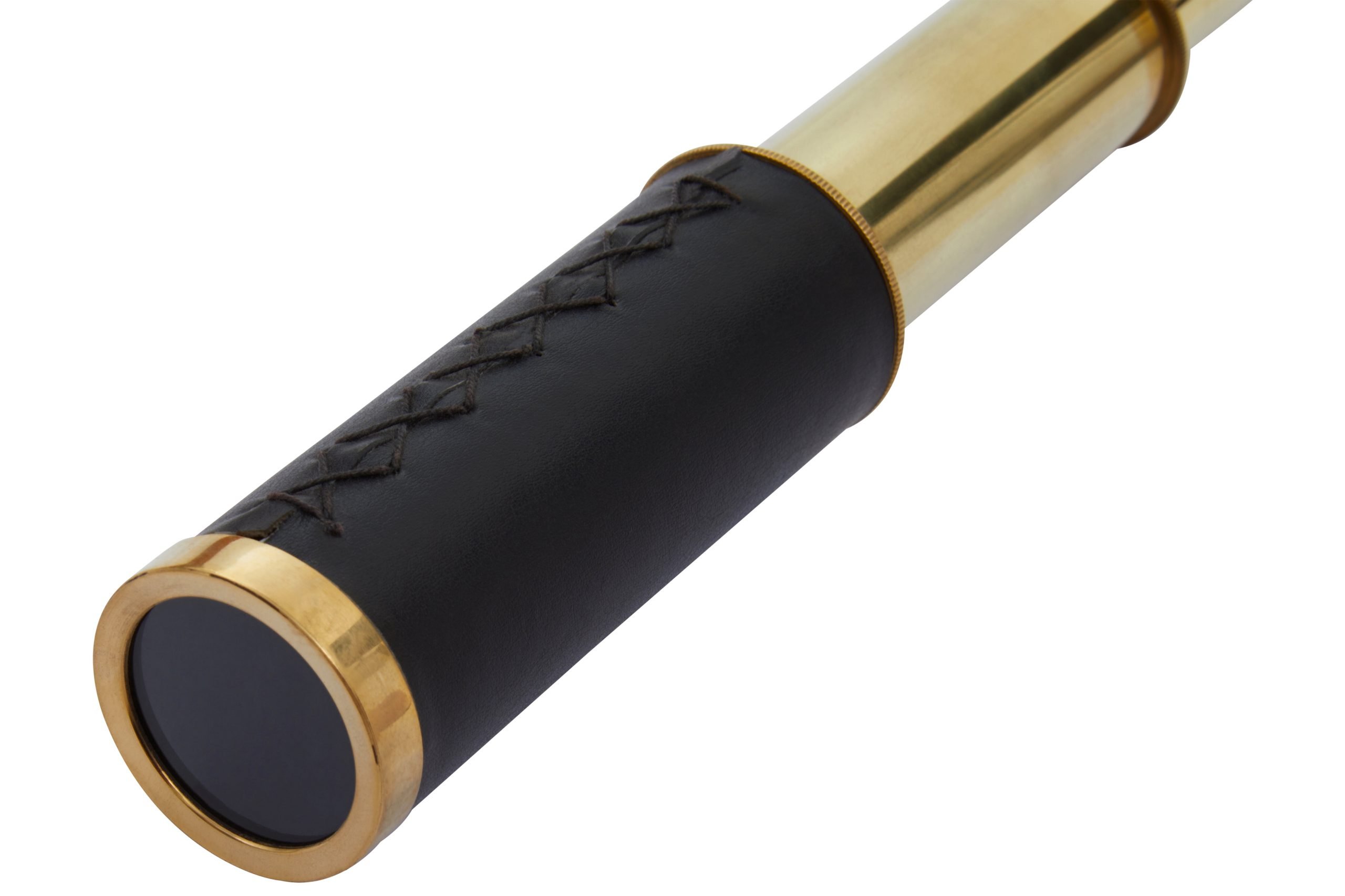 Cervo Brown Leather Effect Telescope With Wooden Box 4 scaled jpeg
