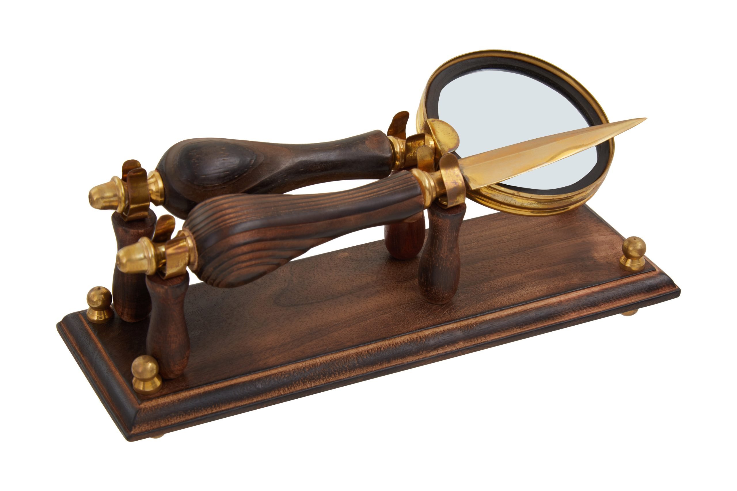 Cervo Brown Mango Wood Magnifying Glass and Letter Opener 7 scaled jpeg
