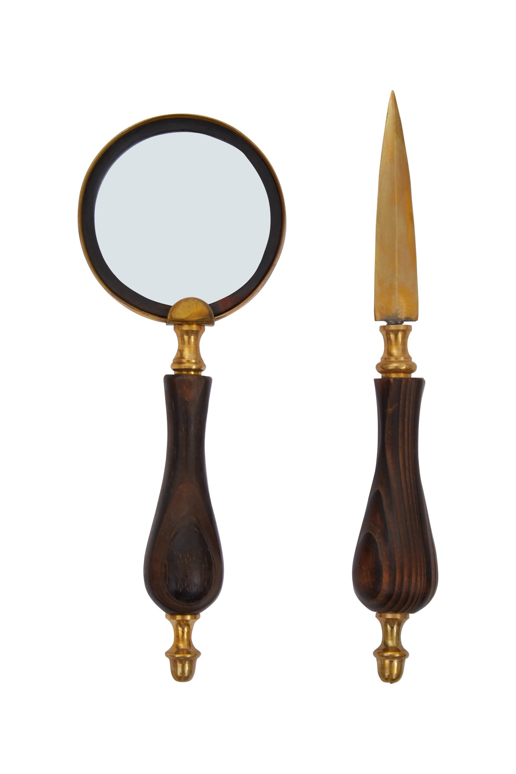 Cervo Brown Mango Wood Magnifying Glass and Letter Opener 6 scaled jpeg