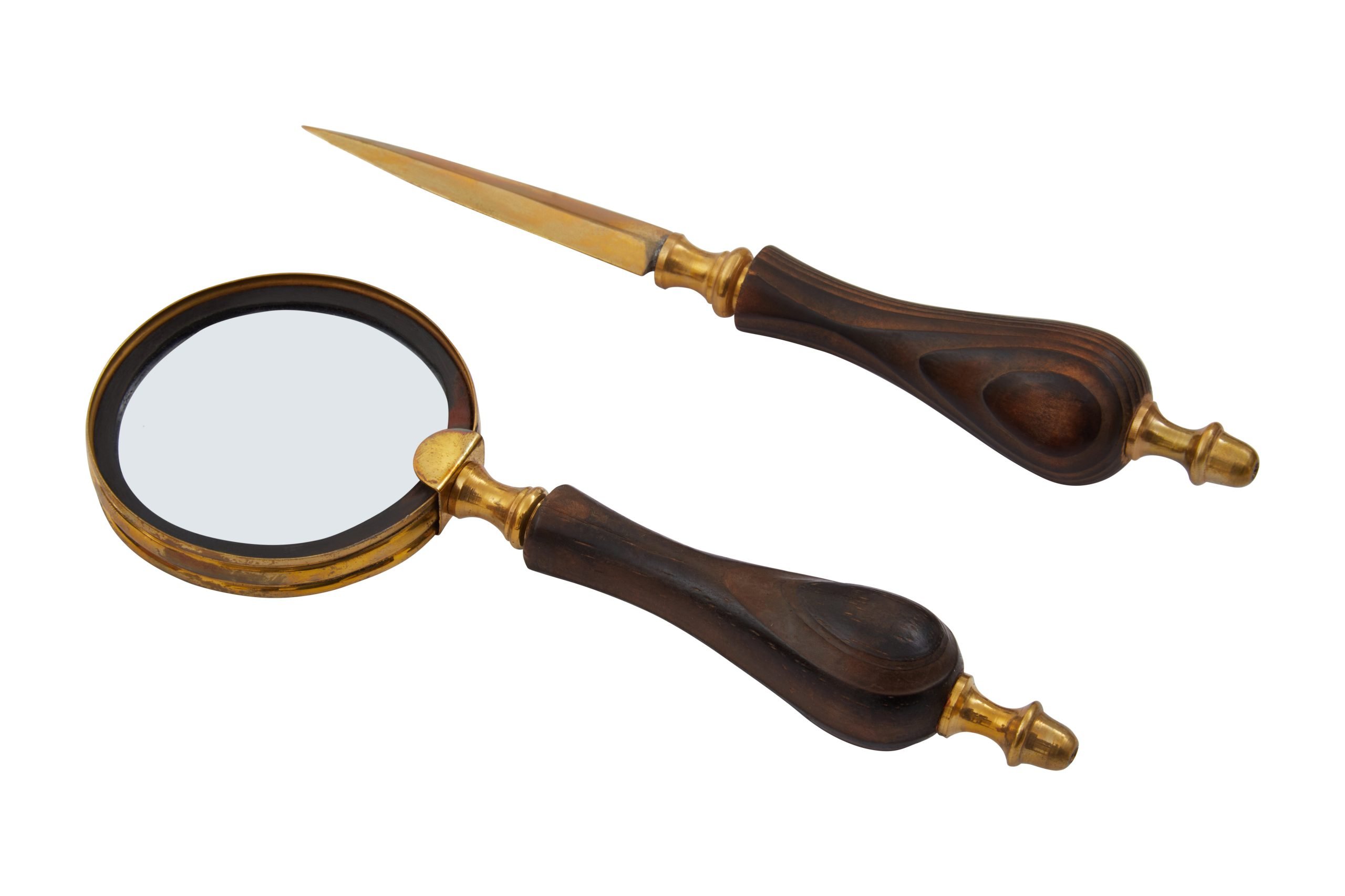 Cervo Brown Mango Wood Magnifying Glass and Letter Opener 5 scaled jpeg