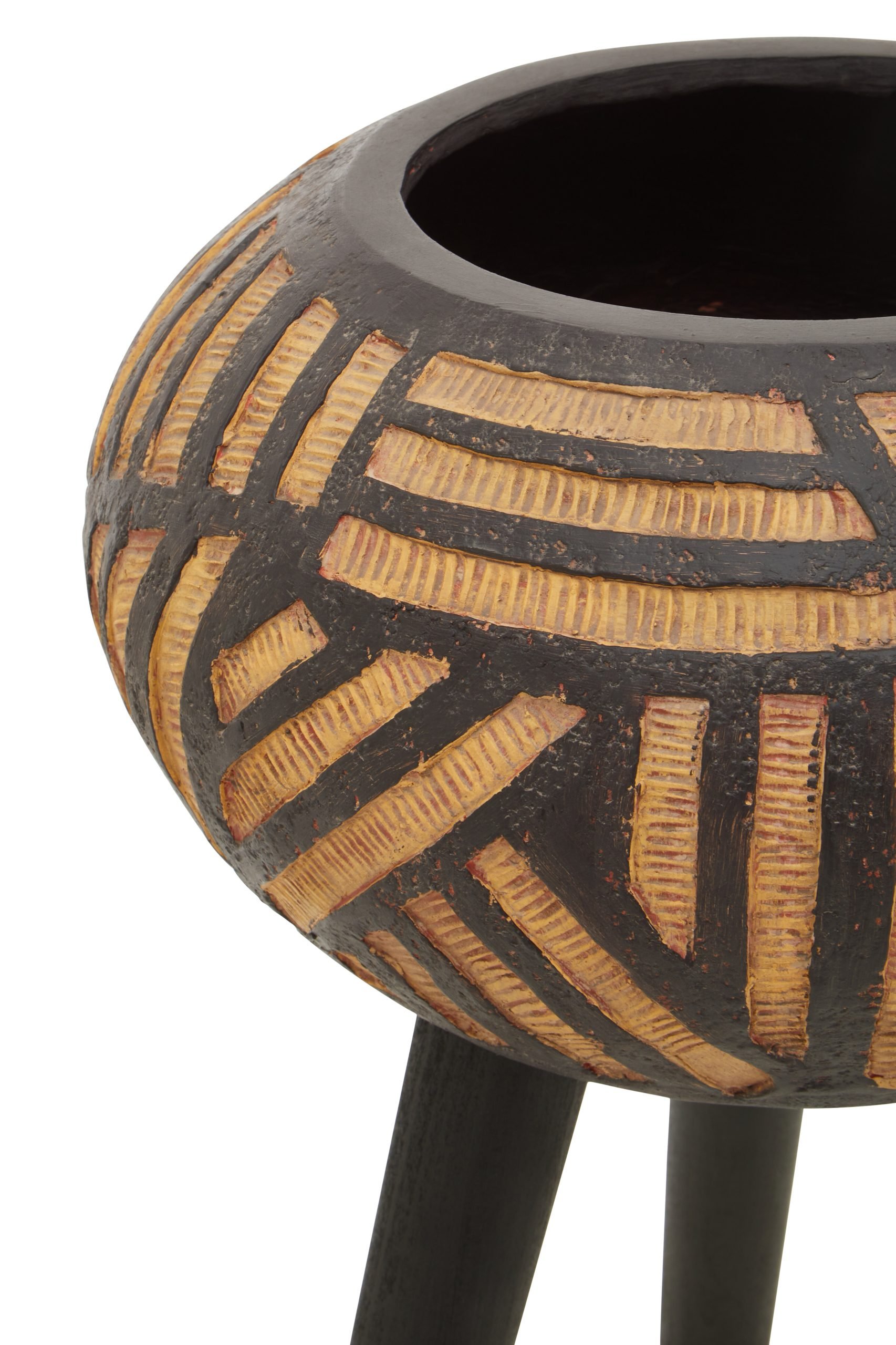 Domus Natural And Black Tapered Planter 5 scaled jpeg