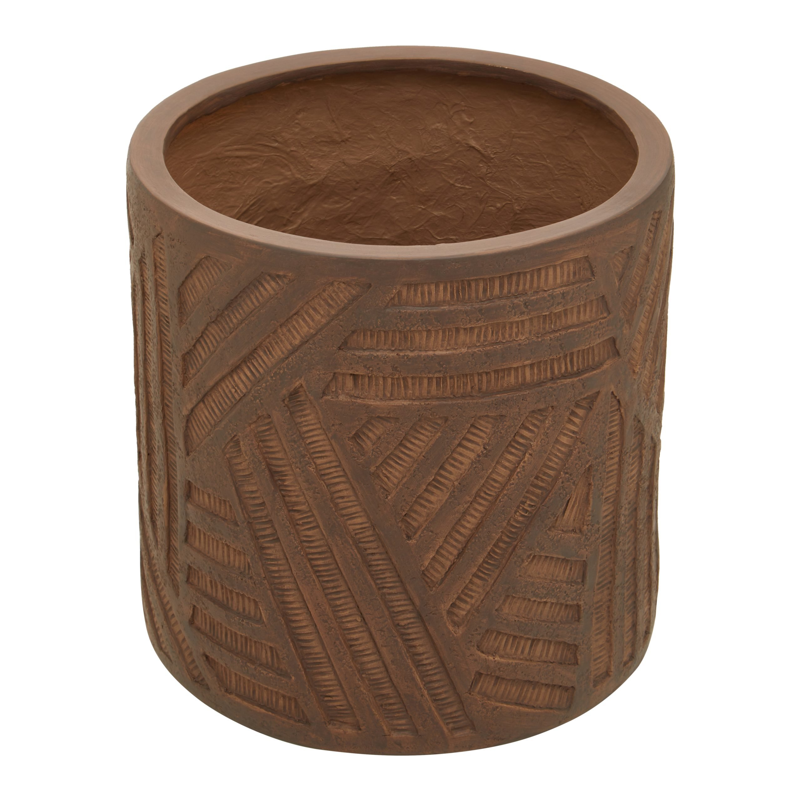 Domus Brown Textured Planter 8 scaled jpeg