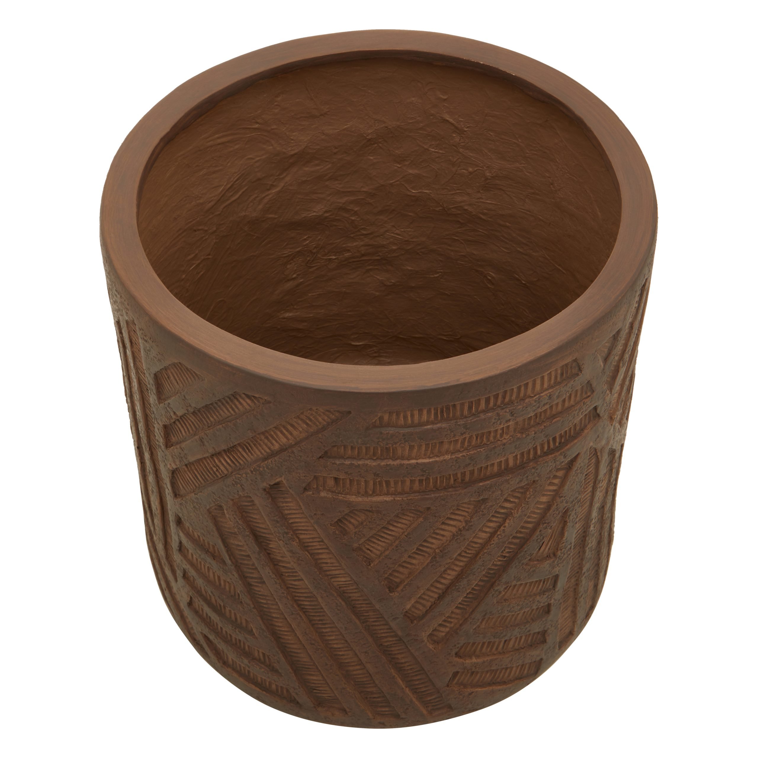 Domus Brown Textured Planter 7 scaled jpeg