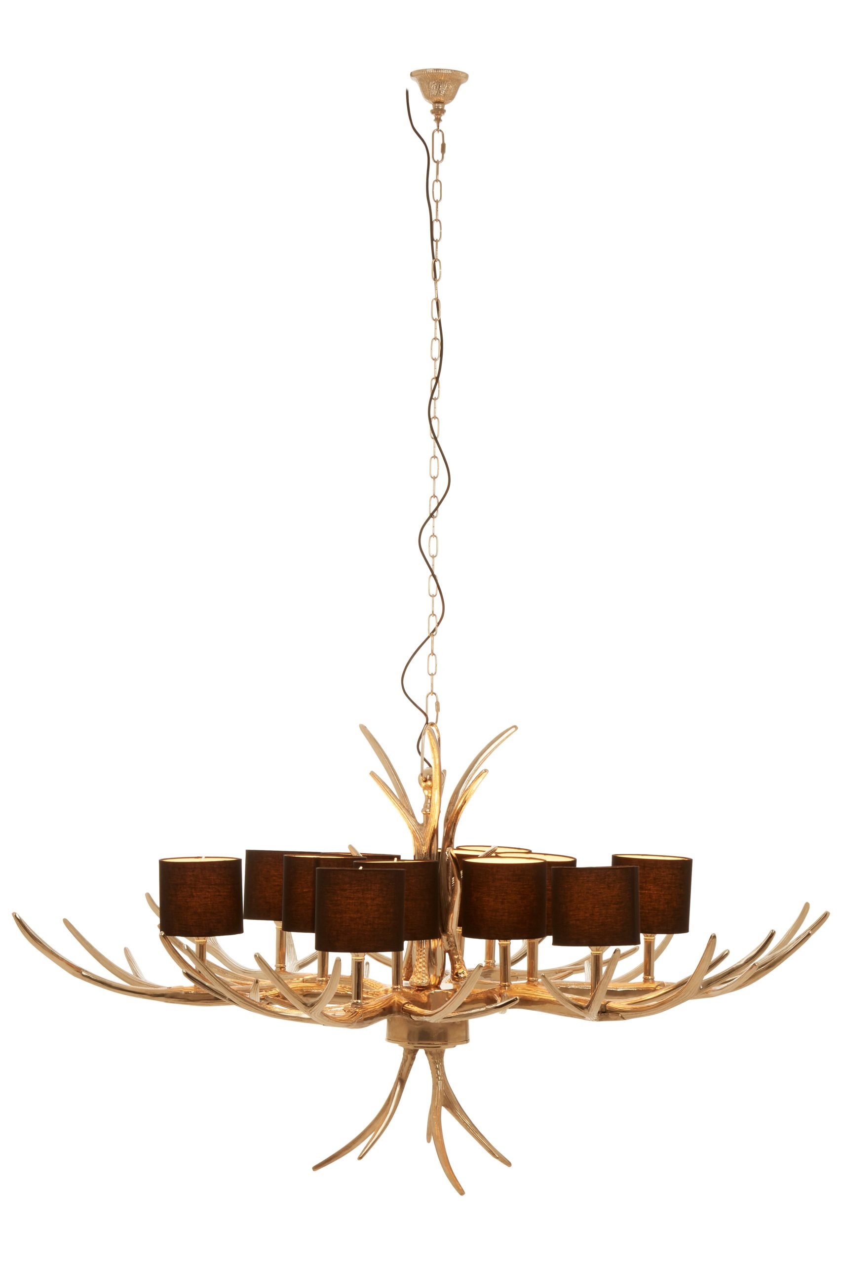 Aubrac 12 Shade Large Antler Chandelier 8 scaled jpeg