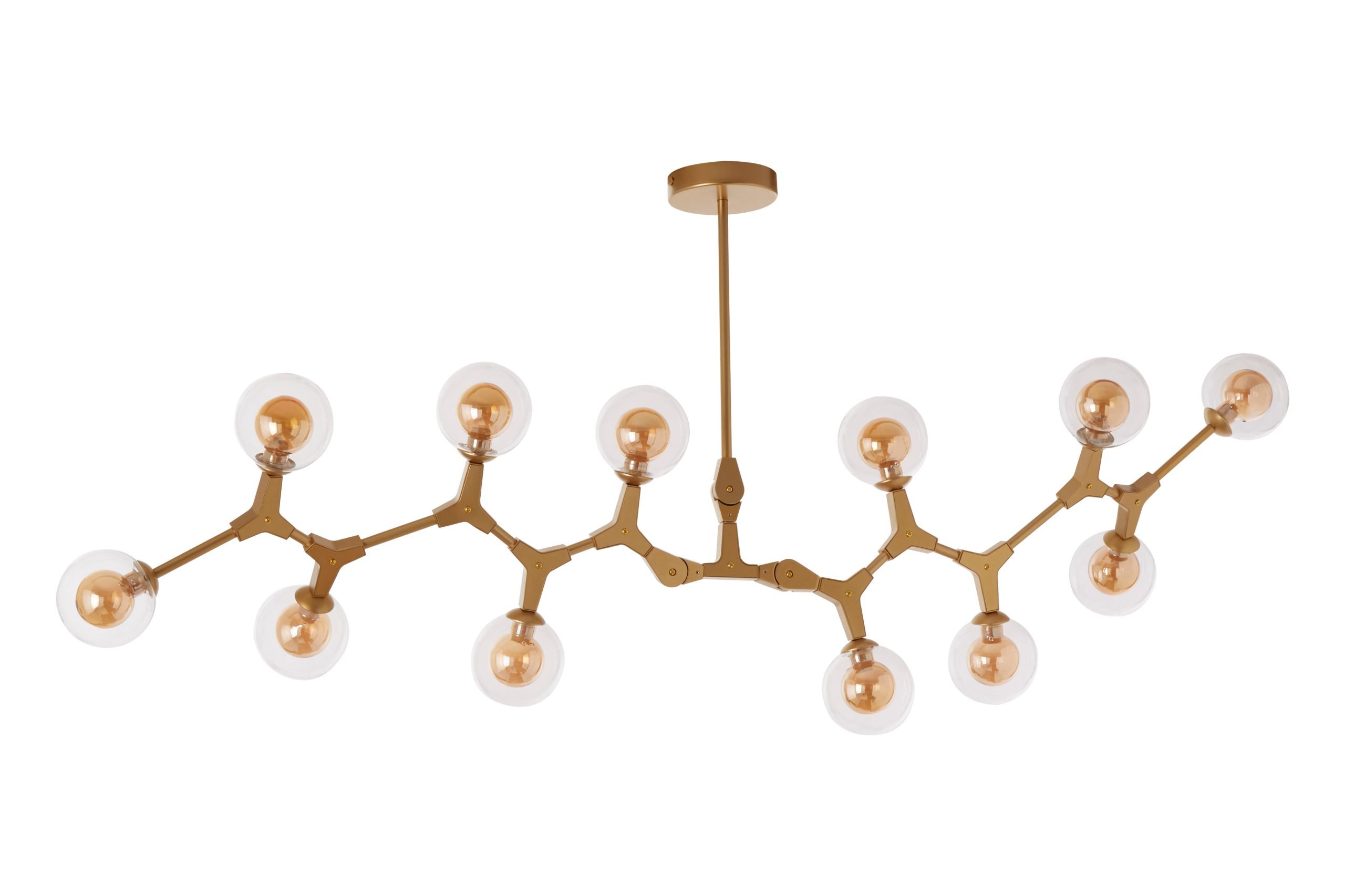 Aurore 12 Arm Gold Finish Pendant Light 7 scaled jpeg