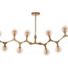 Aurore 12 Arm Gold Finish Pendant Light 2 scaled jpeg