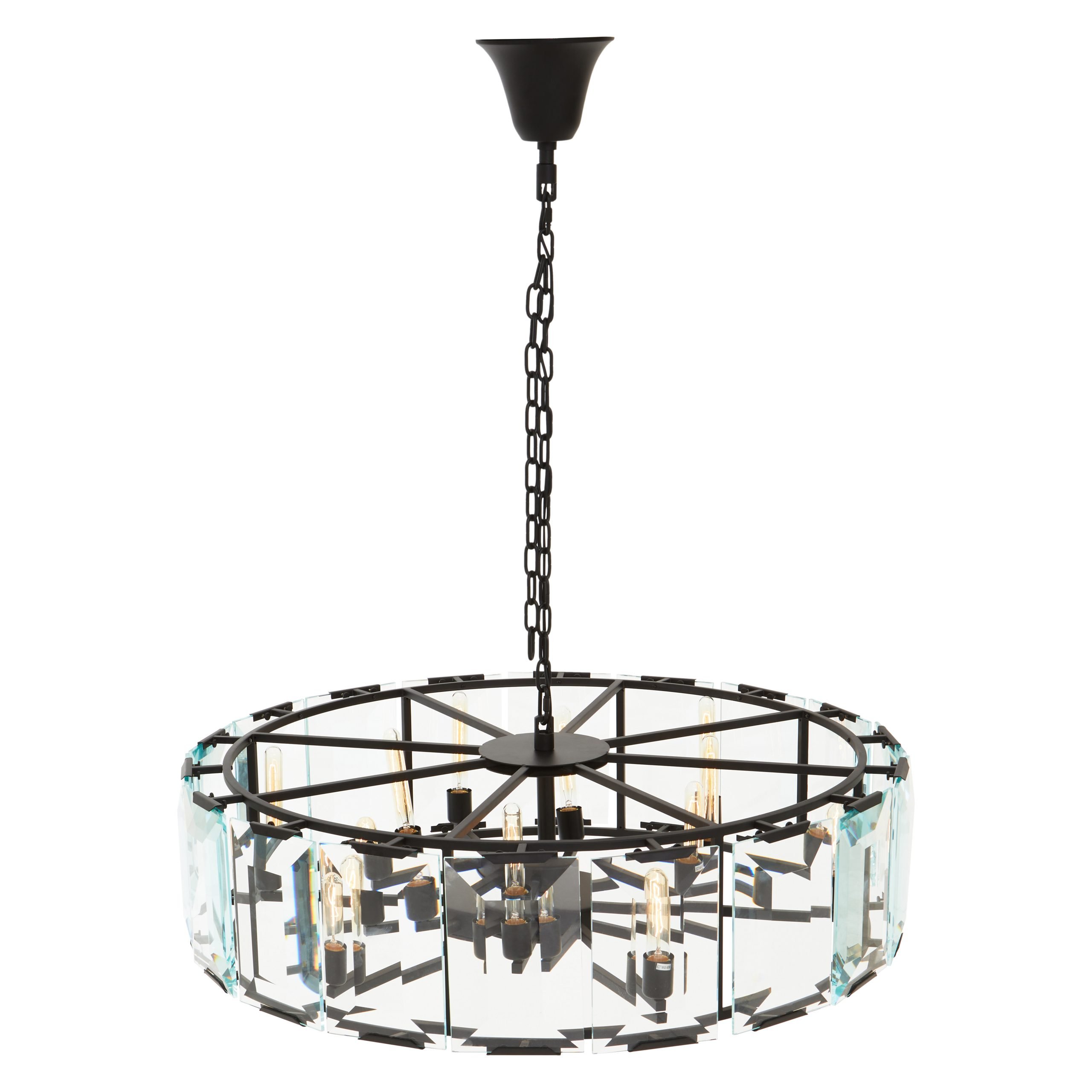 Bellezza Large Black 12 Light Pendant Light 8 scaled jpeg