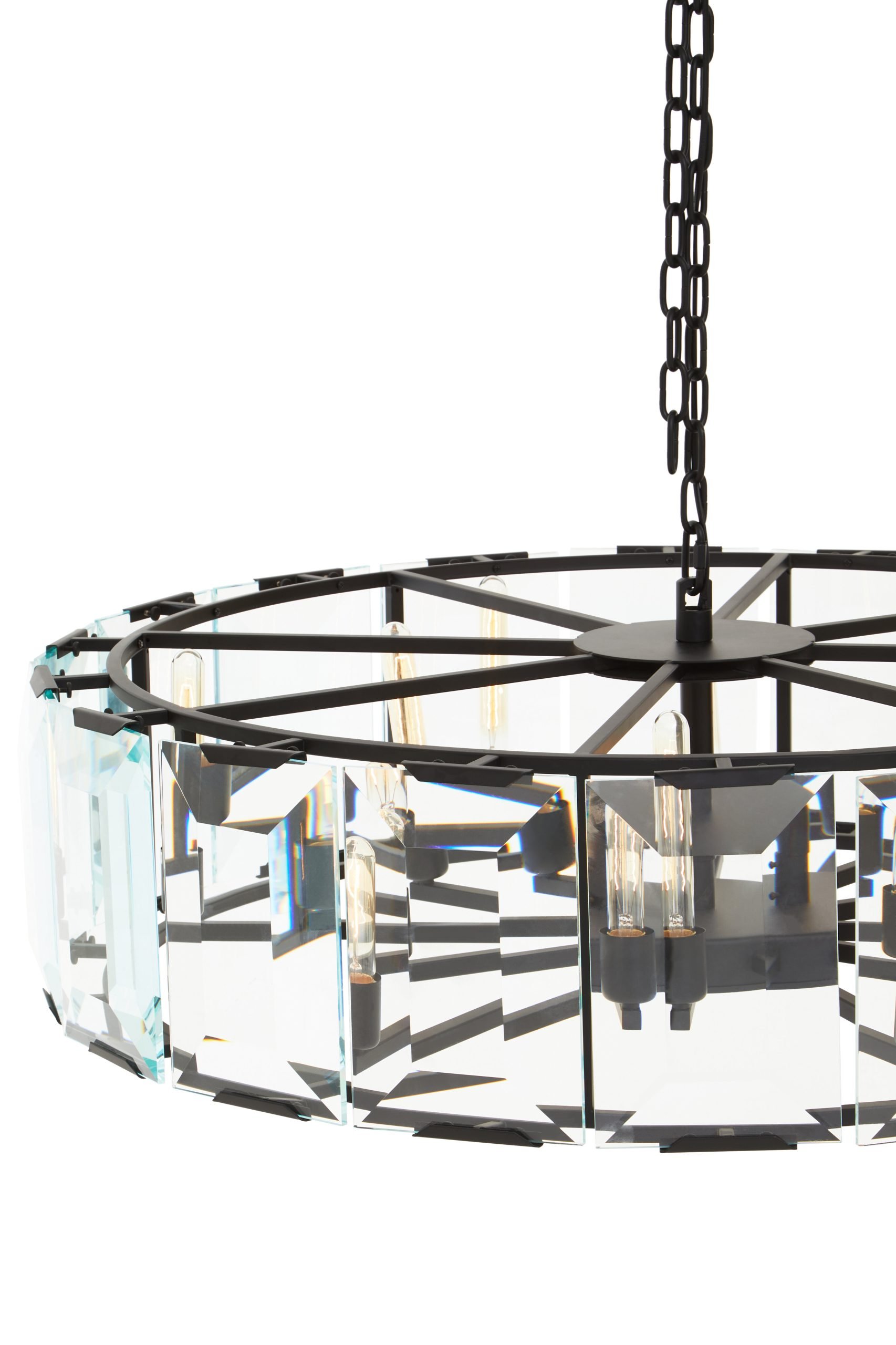 Bellezza Large Black 12 Light Pendant Light 6 scaled jpeg