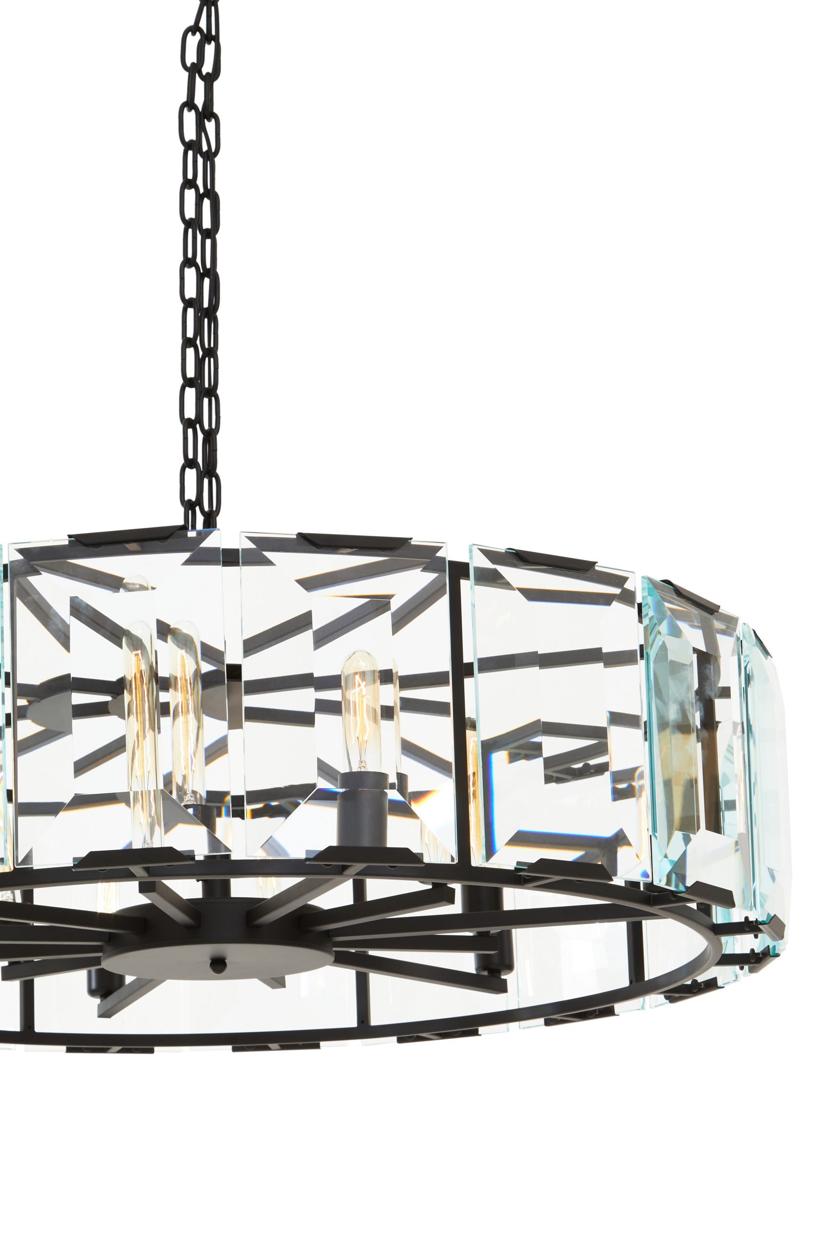 Bellezza Large Black 12 Light Pendant Light 5 scaled jpeg