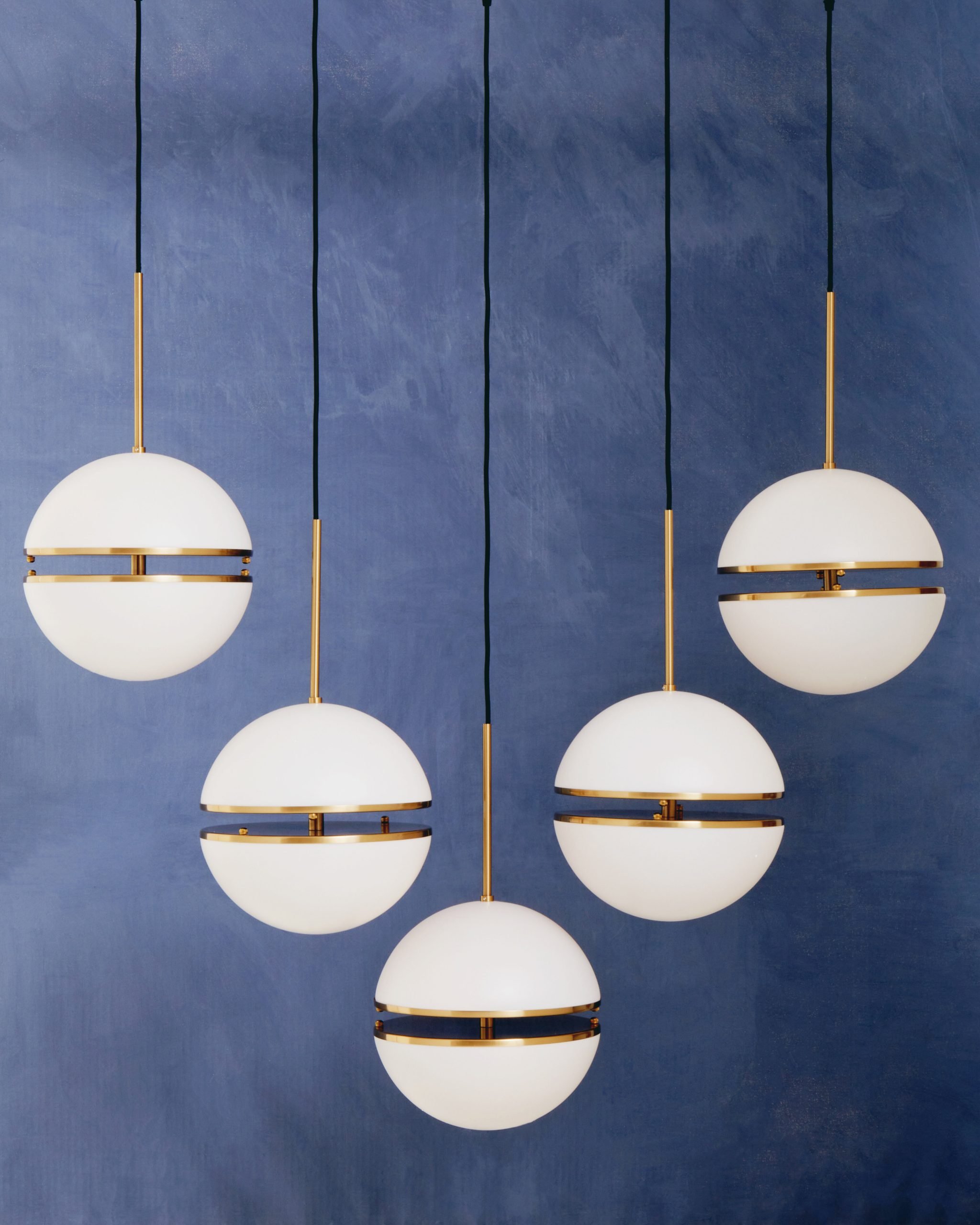 Aurore Five Ball Brass Pendant Light 7 scaled jpeg