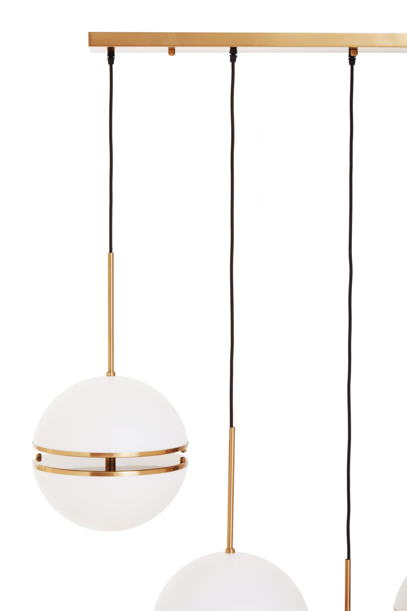 Aurore Five Ball Brass Pendant Light 6 scaled jpeg