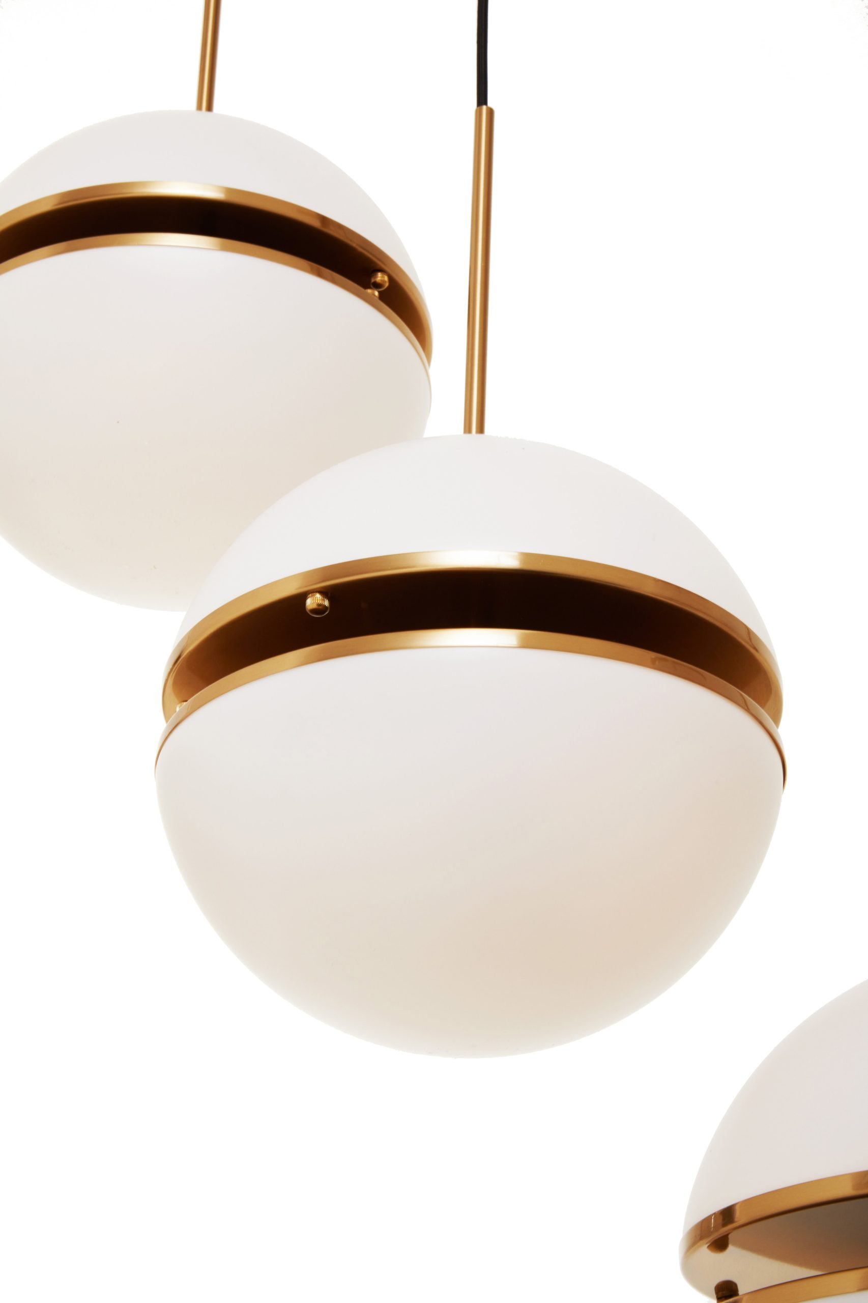 Aurore Five Ball Brass Pendant Light 4 scaled jpeg